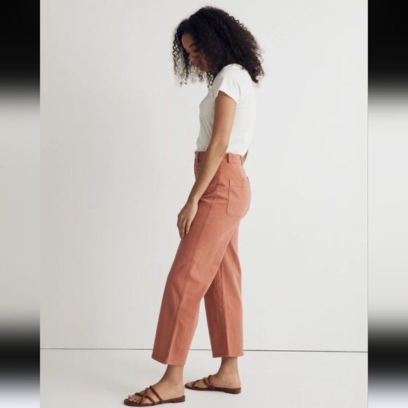 Emmett 2.0 Wide-Leg Crop Pants Dried Rose Size 32 - Picture 16 of 16